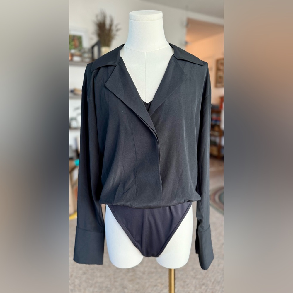 A.L.C Black Long Sleeve Bodysuit NWT! 🔥